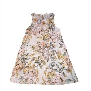 Nicole miller 100% linen sleeveless dress s